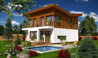 Interesante proyecto de casa unifamiliar moderna.